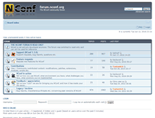 Tablet Screenshot of forum.nconf.org